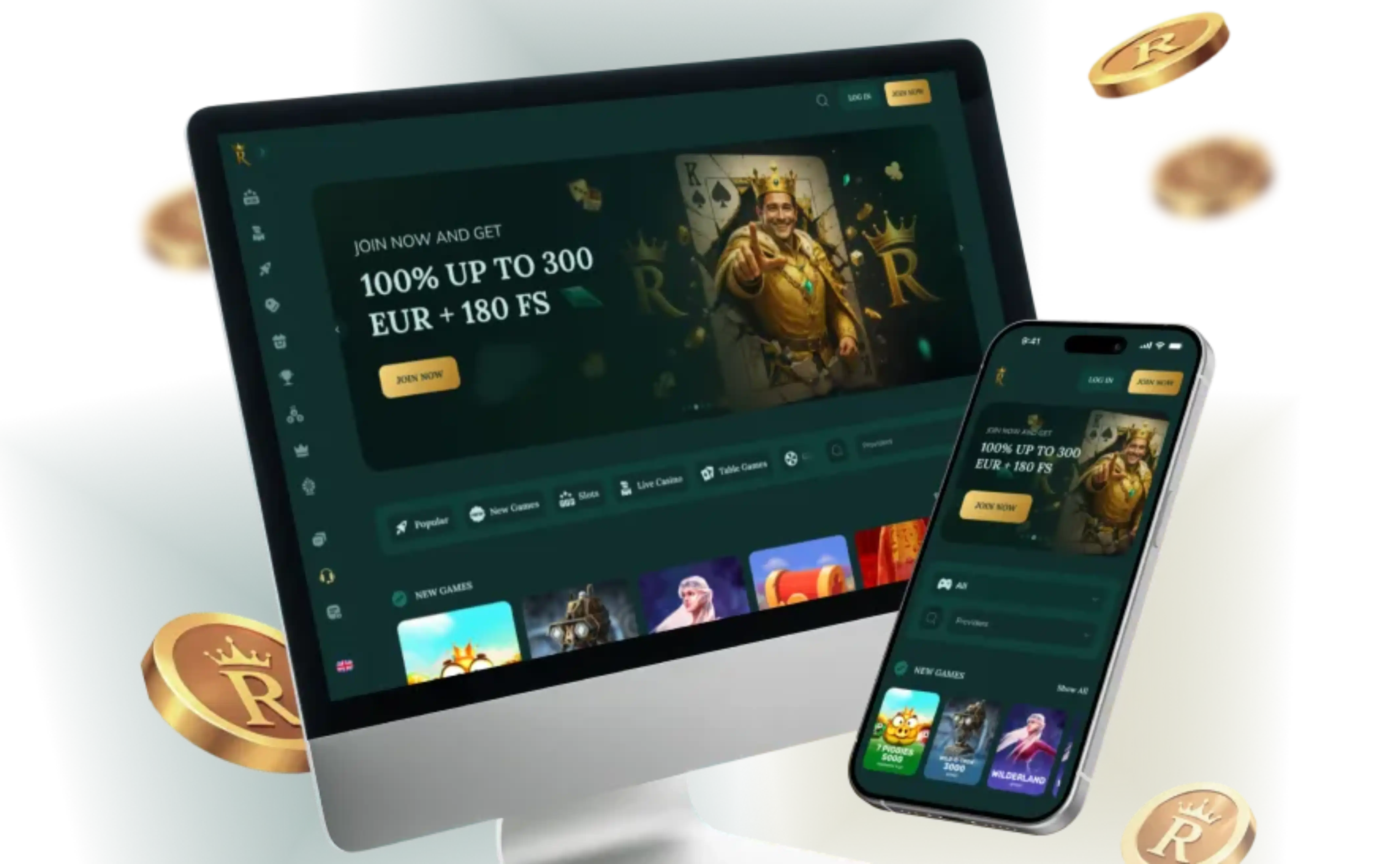 Royalen Casino App Screenshot